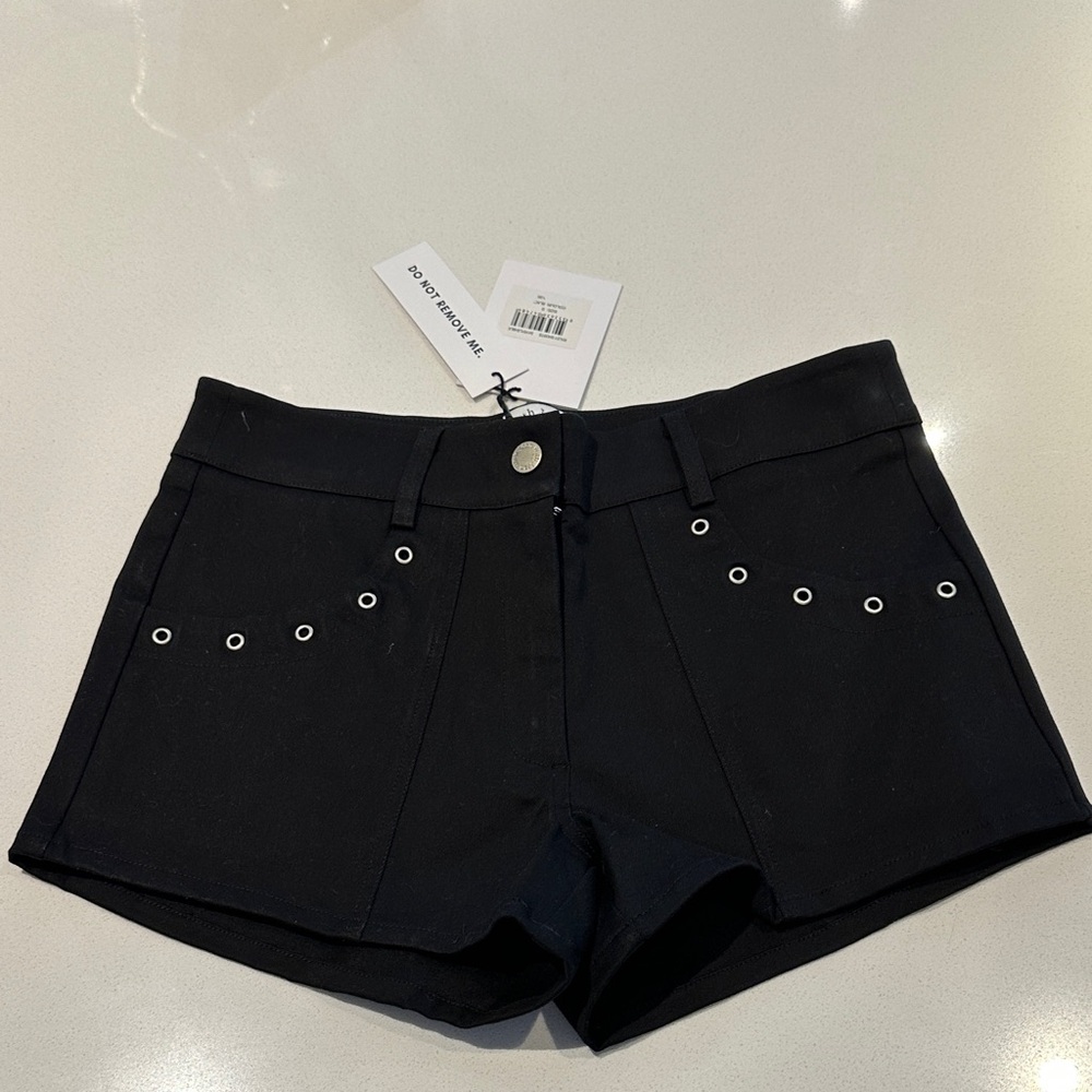 With Jean Black Shorts Sz. S NWT